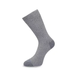 duurzame grijze sokken, healthy seas socks quahog