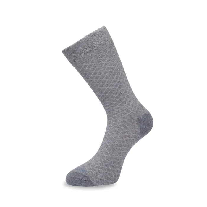 duurzame grijze sokken, healthy seas socks quahog