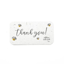 BLOOM plantbare bedankkaartjes met gaatje