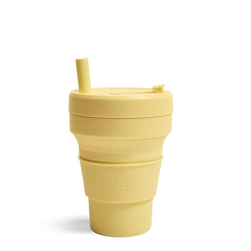 stojo-minicup-8oz-geel-rietje