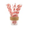 papieren rietje streep rood