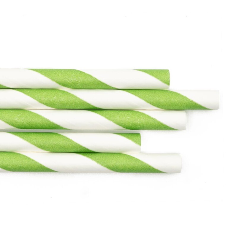 Papieren Rietjes Zilver - 20 Stuks