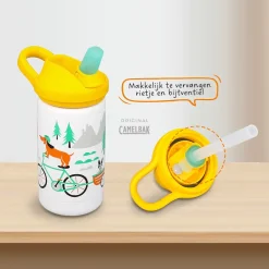 camelbak eddy+ kids bijtventiel en rietje