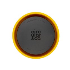 Circular Cup deksel geel