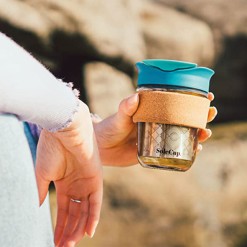 SoleCup theeglas met filter voor thee to go