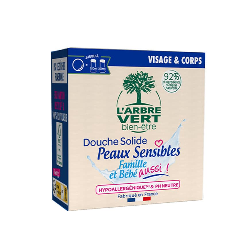 Arbe-vert-solide-douche-gevoelige-huid