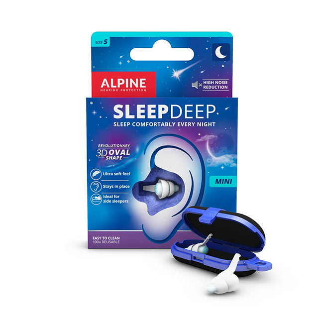 Alpine SleepDeep oordopjes voor te slapen, maat S