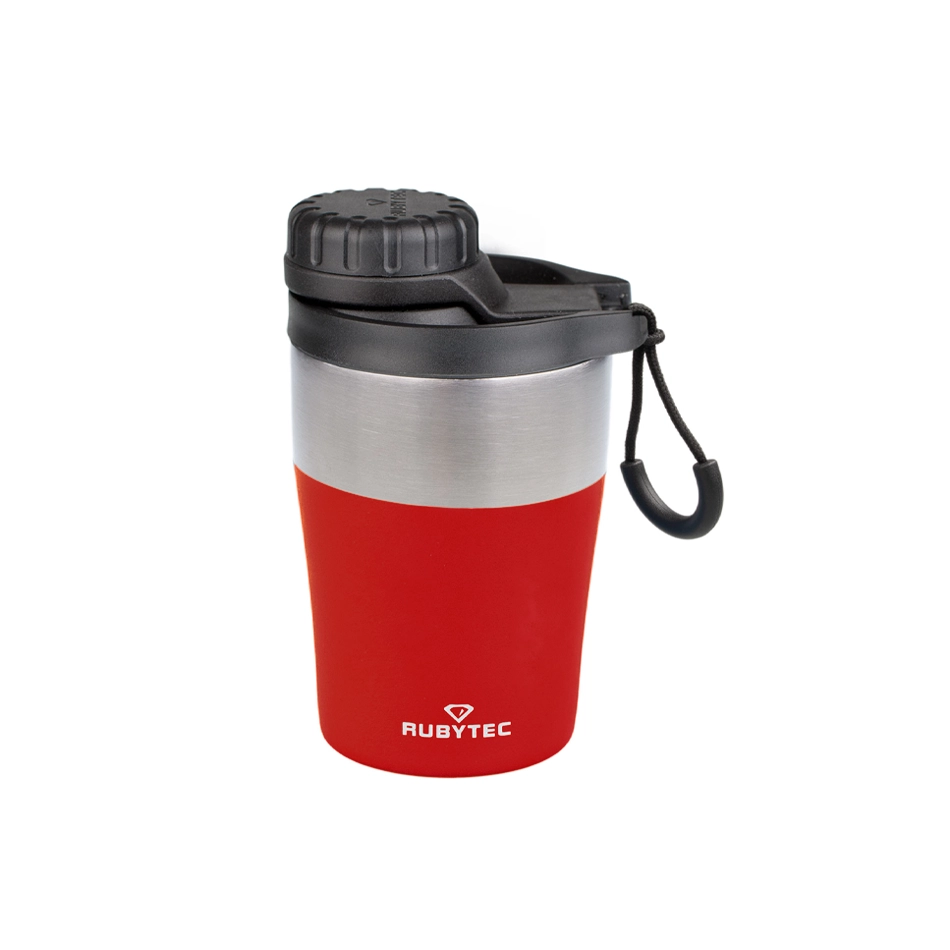 rubytec shira hotshot isoleerbeker 200ml in de kleur rood