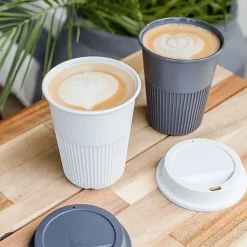 herbruikbare bekers koffie