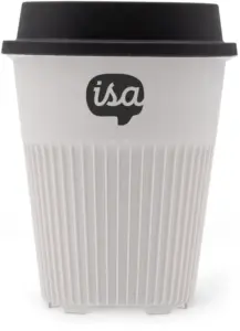 returnable cup met logo