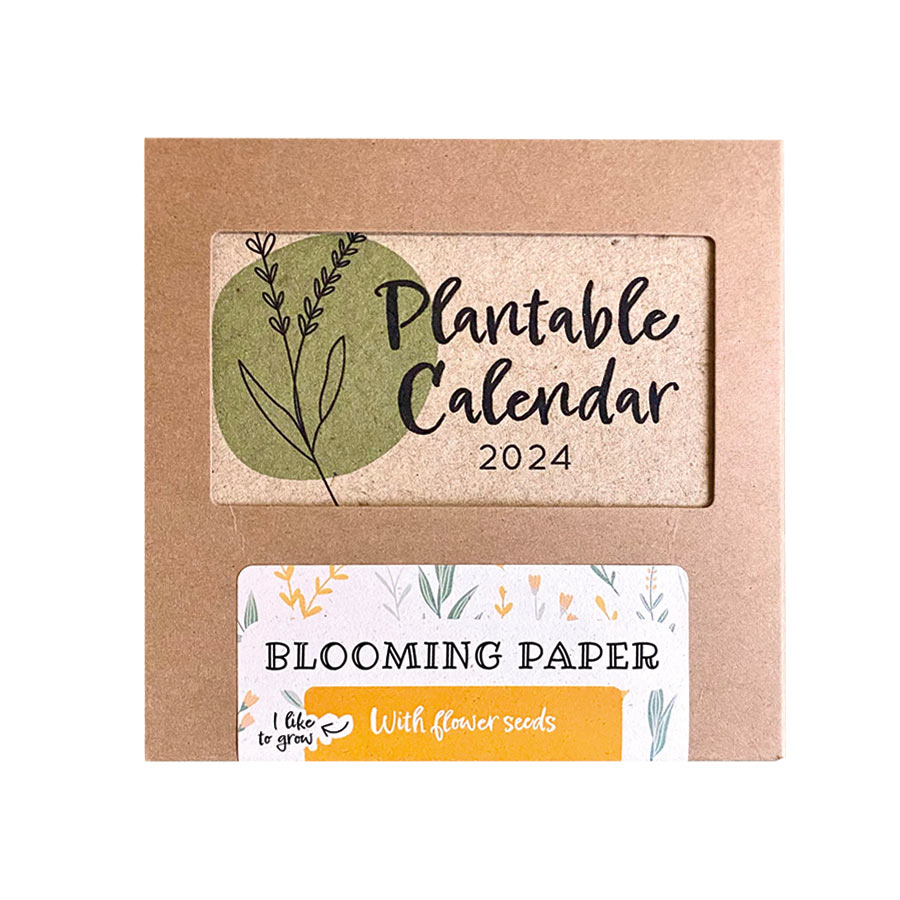 Plantable Calendar • Flowers