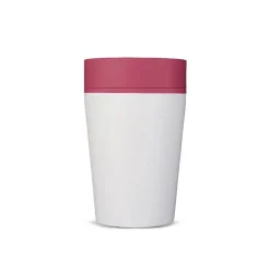 Circular cup 8oz chalk lotus pink
