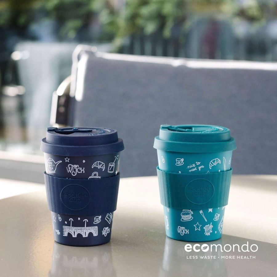 ecoffee cup met logo van wijck