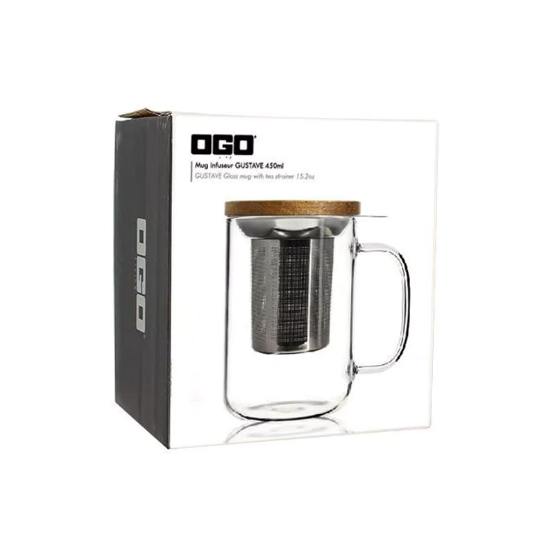 Theeglas met filter - Afbeelding 2