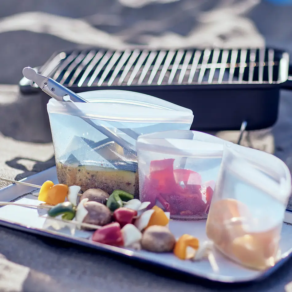 stasher 4 cup bowl met bbq