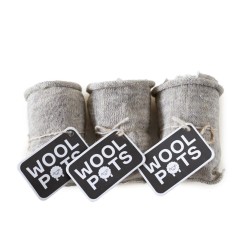 Kweekpotjes van wol