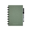 A5 Linnen - Olive Green