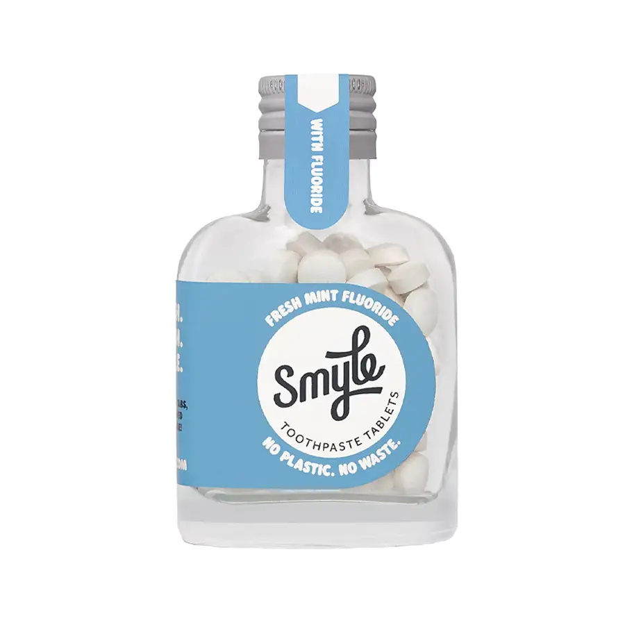 smyle tandpasta tabletten bottle fluoride mint