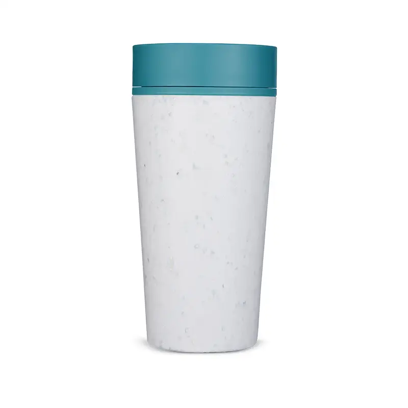 circular cup 12oz calk-aquamarine