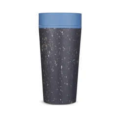 circular cup 12oz grey-rockpool blue