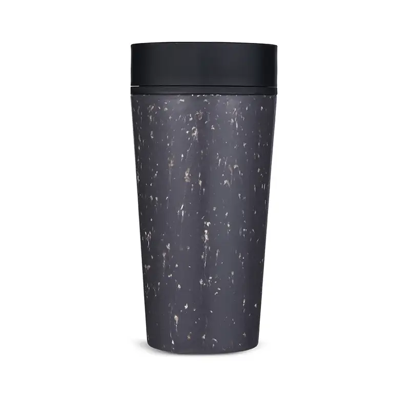 circular cup 12oz grey-ink black