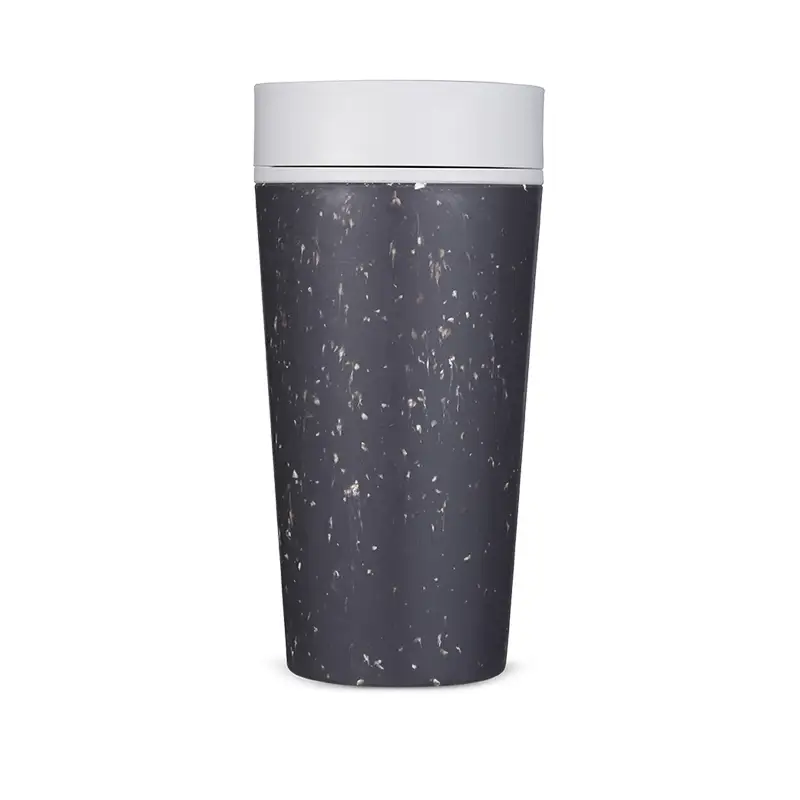 circular cup 12oz grey-pebble white