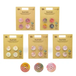 Alternative view of Knopen van Gerecycled Plastic