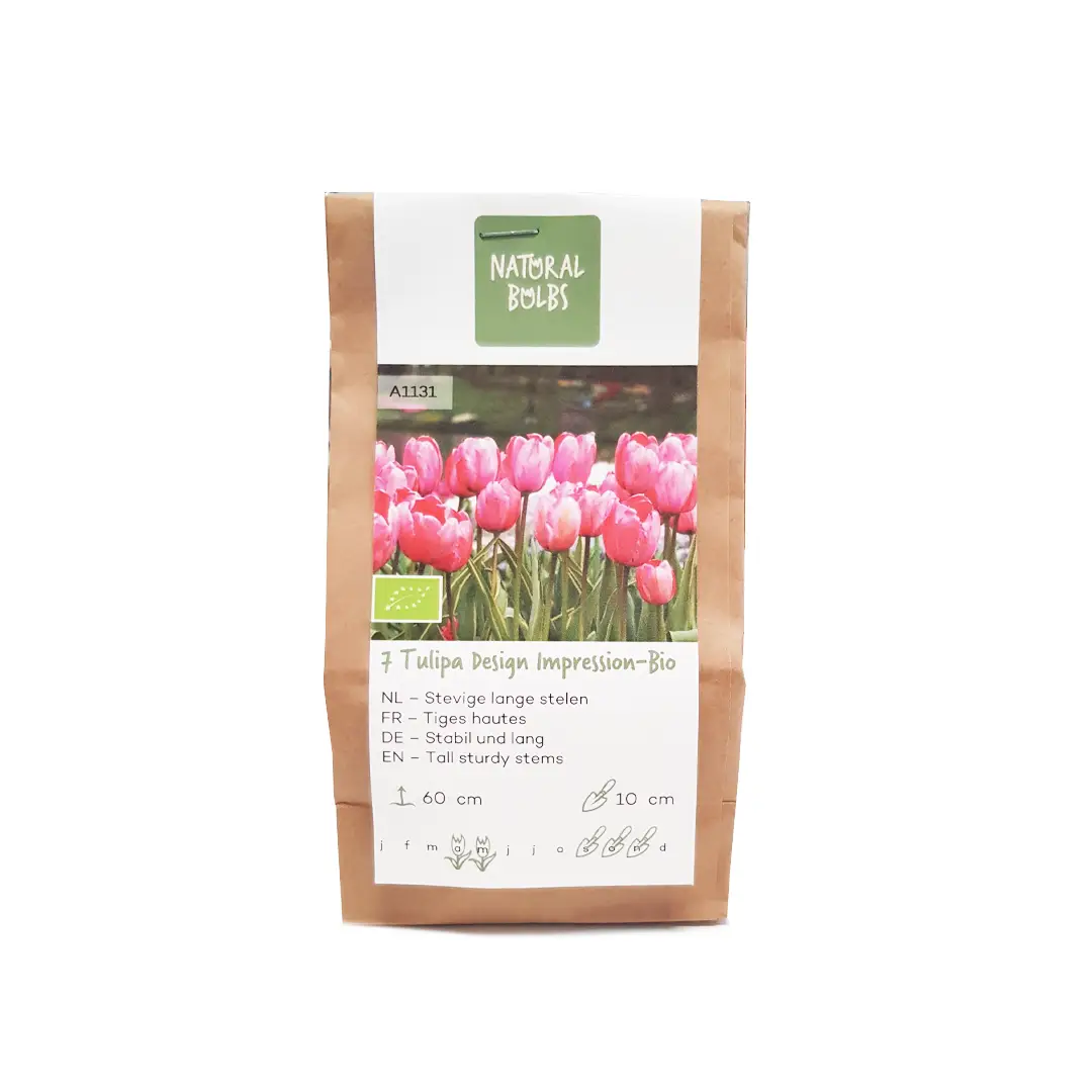 Natural bulbs biologische bloembollen tulp design impression