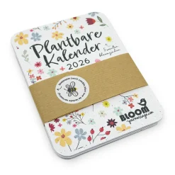 2026 kalender zaden bloeipapier, duurzaam relatiegeschenk