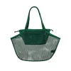 De Good Bag handtas en schoodschappentas in één, kleur groen