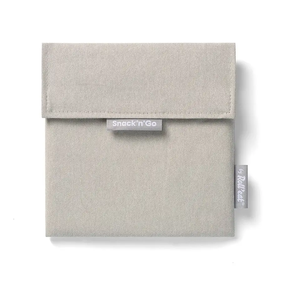 snack n go snackzakje, kleu grijs (eco sandstone)
