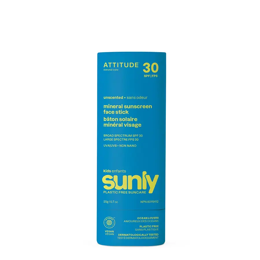Attitude Kids sunstick face zonder parfum factor30