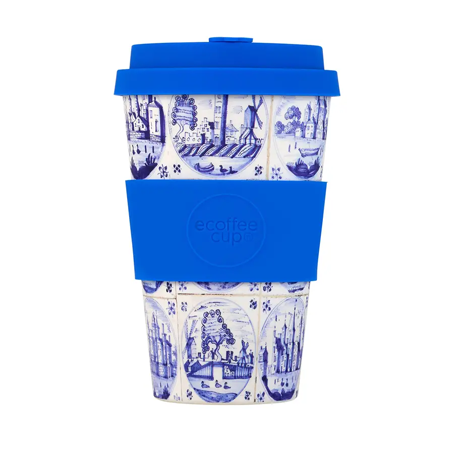 Ecoffee Cup Delfts Blauw 14oz 400ml