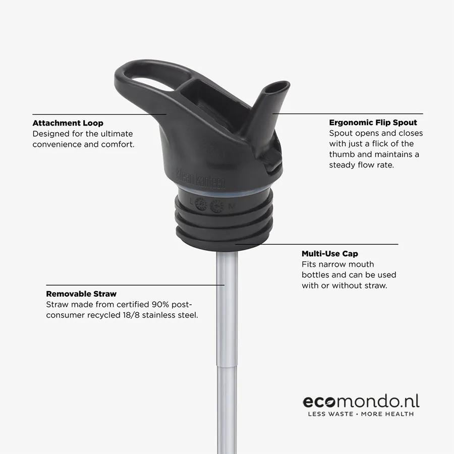 klean kanten flip seal cap sportdop