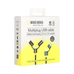 waka waka usb kabel met lampje