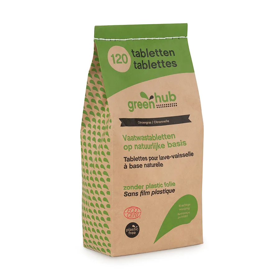 Greenhub Vaatwastabletten zonder plastic