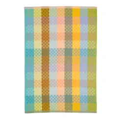 checkered check tea towel 87A