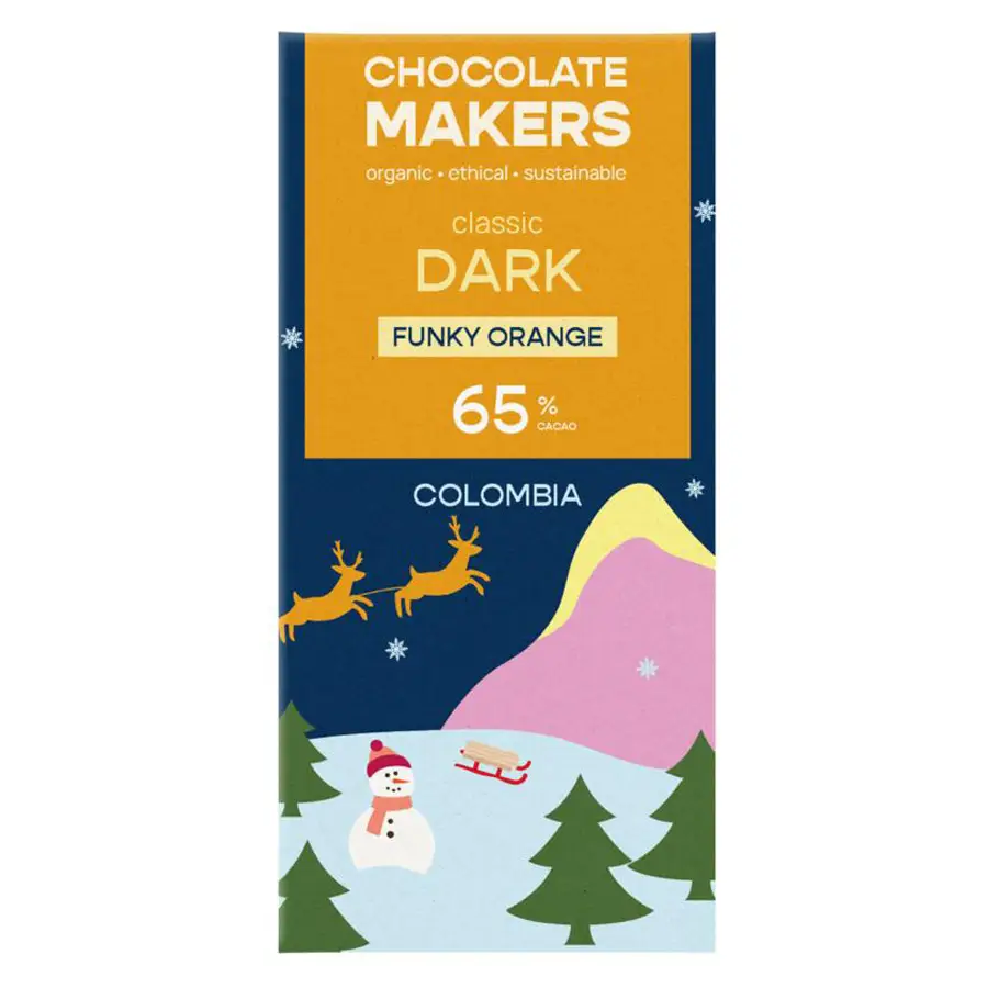 chocolatemakers kerstreep dark