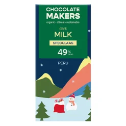 chocolatemakers Kerst melkchocolade speculaas