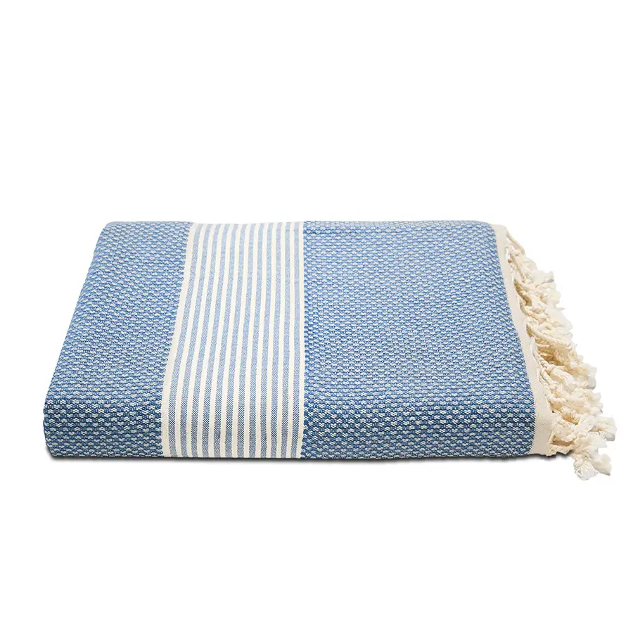 happy towels hamamdoek lagune blauw