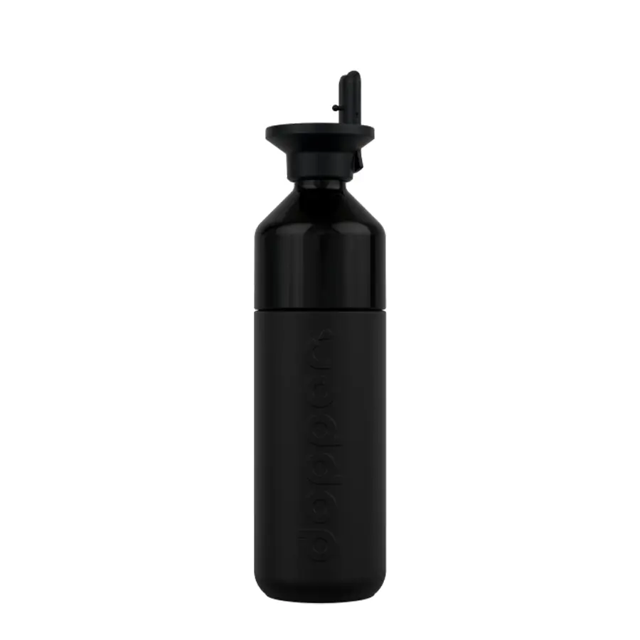 insulated black flip straw 580
