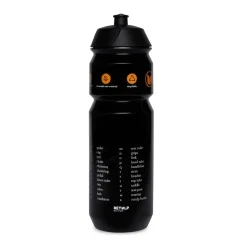 Retulp bidon bioplastic zwart fiets achterkant