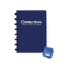 correctbook A5 navy gelijnd zonder pen 1