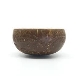 kokosnootkom leafs gravure