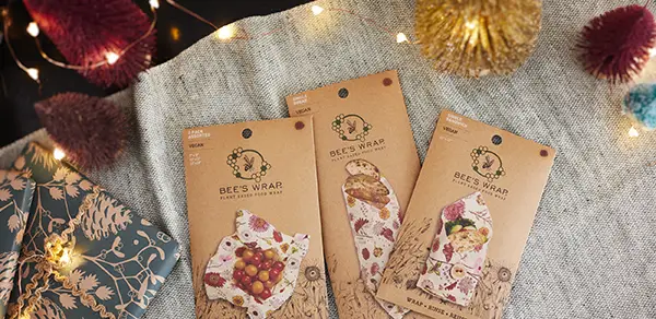 plasticvrij kerstpakket met bees wrap